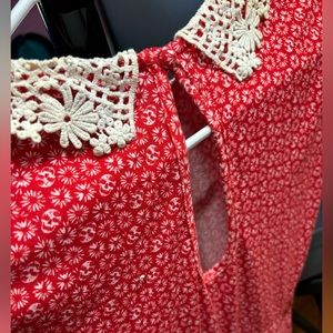 Vintage Hot Topic Skull and Daisy Skater Dress